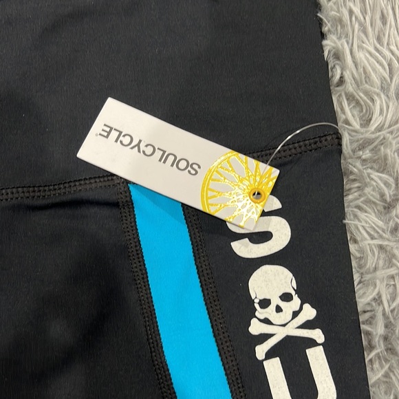 NEW • SoulCycle • Womens Colorblock Chi Crop Athletic Leggings Black Large / XL - Picture 4 of 5